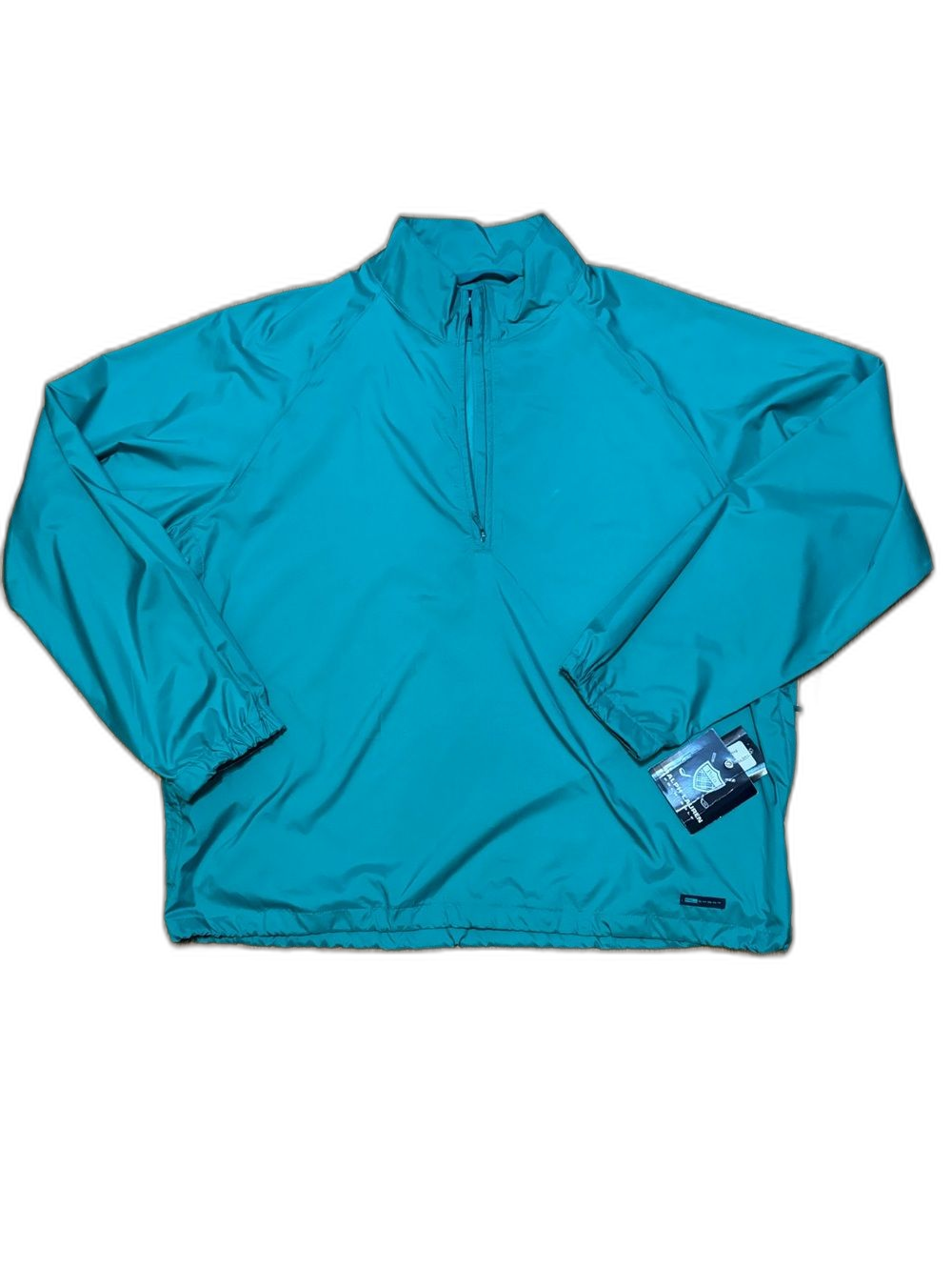 Vintage Ralph Lauren Polo Golf Green Windshirt Windbreaker Quarter Zip Med Nwt